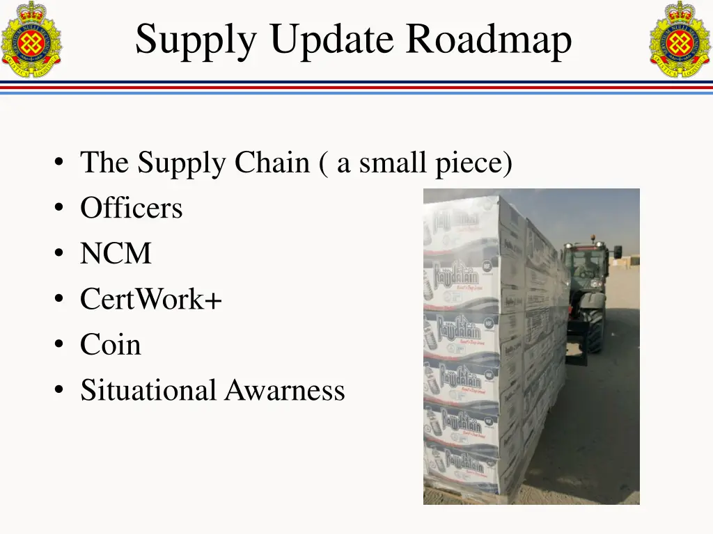 supply update roadmap