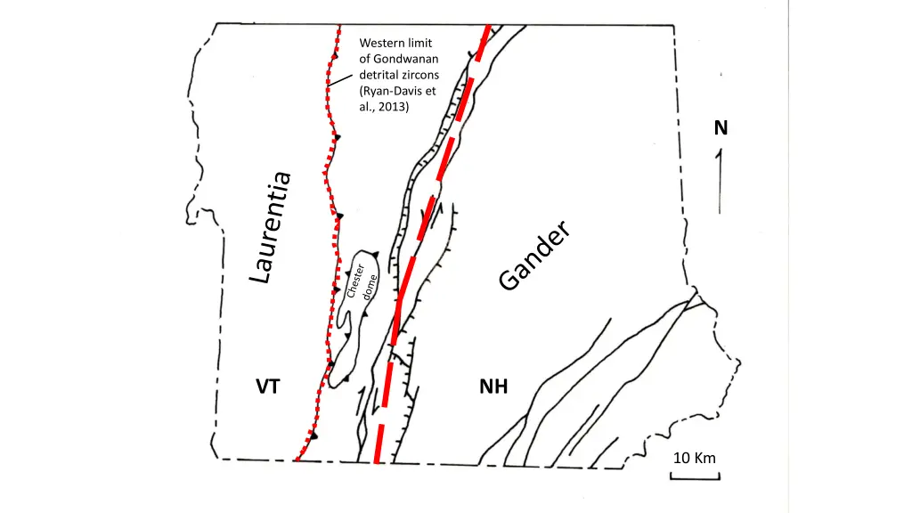 western limit of gondwanan detrital zircons ryan