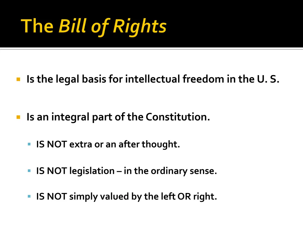 is the legal basis for intellectual freedom