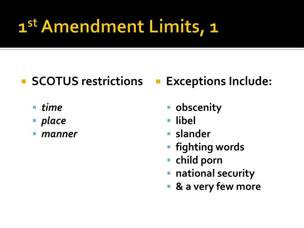 scotus restrictions