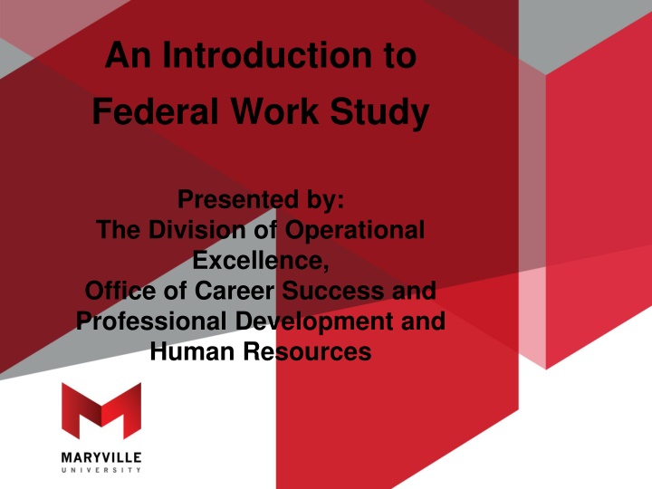 an introduction to federal work study