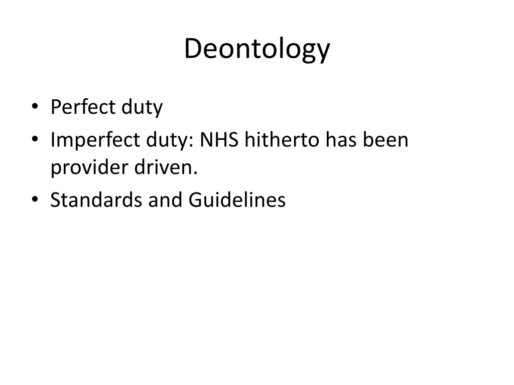 deontology