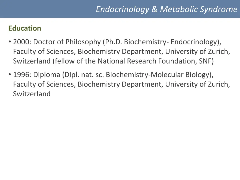 endocrinology metabolic syndrome 1