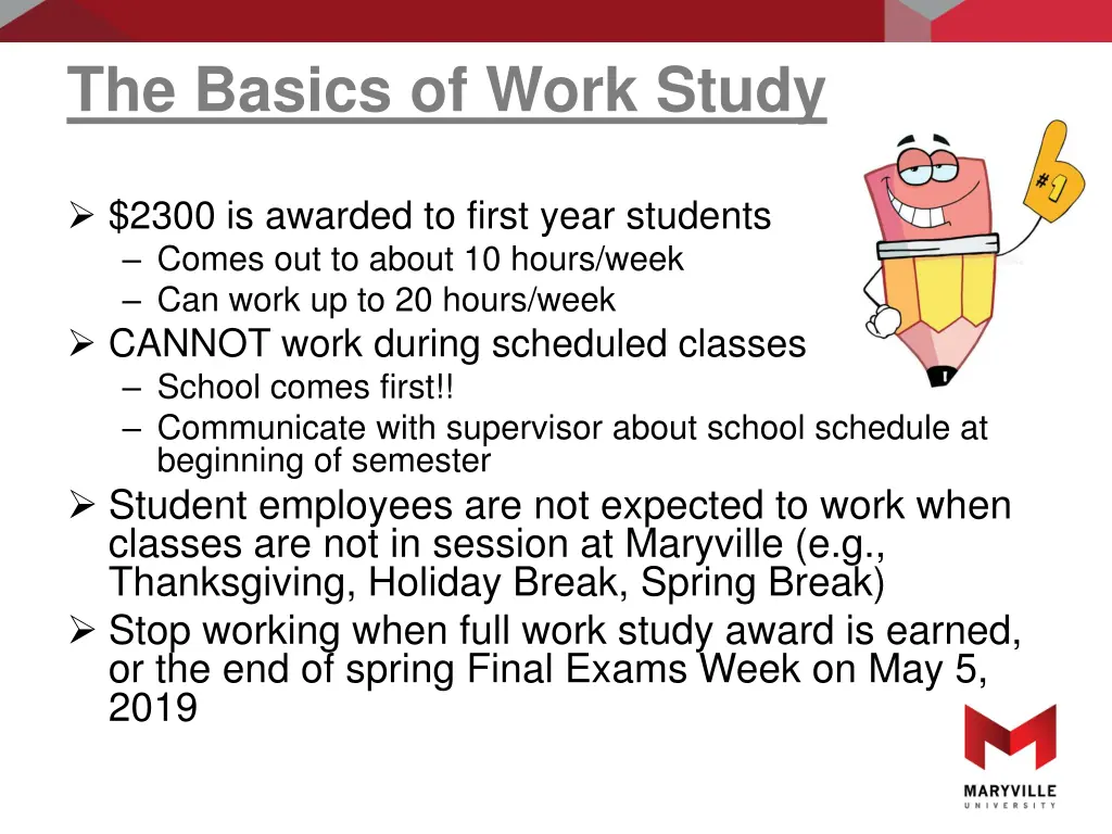 the basics of work study