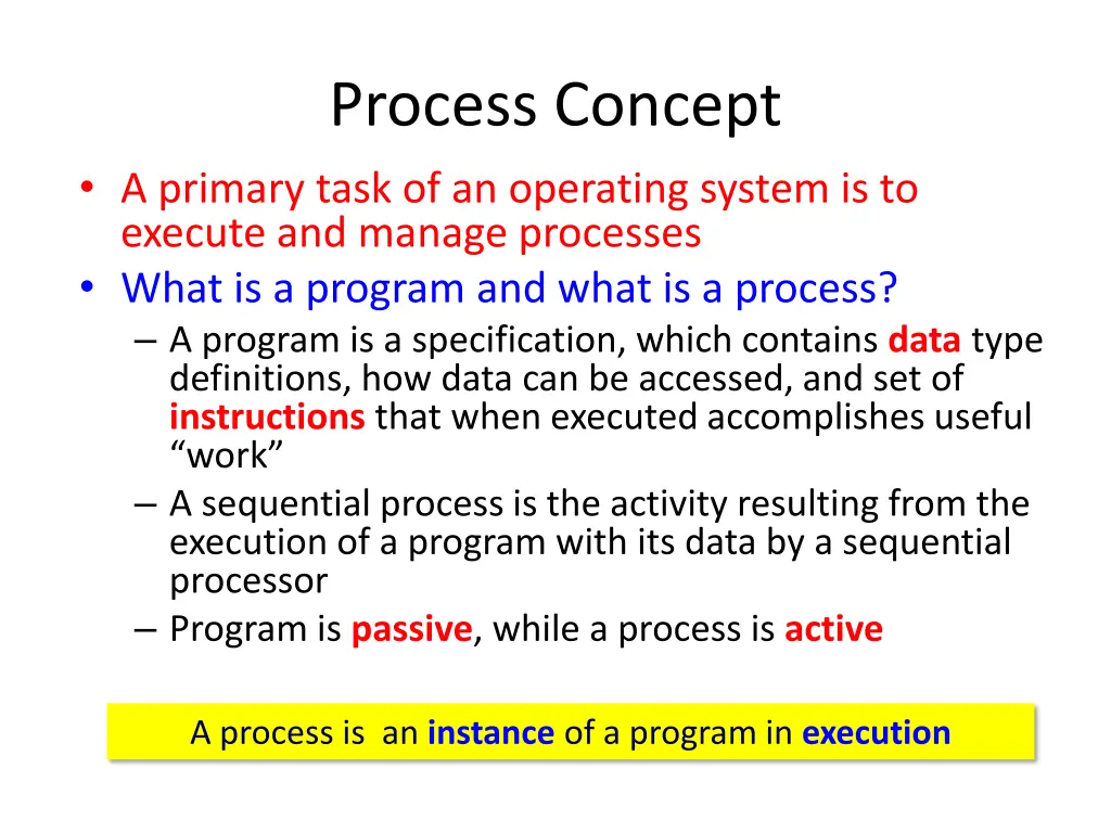 process concept