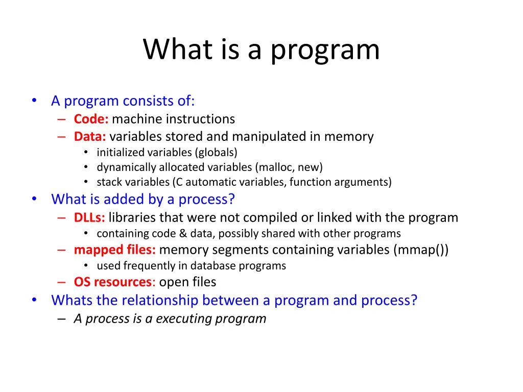 what is a program