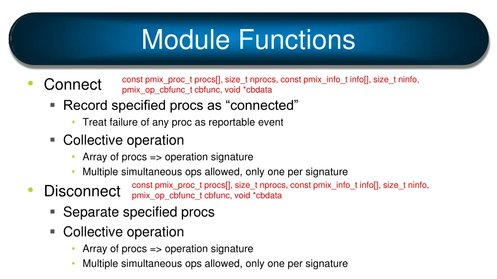 module functions 4