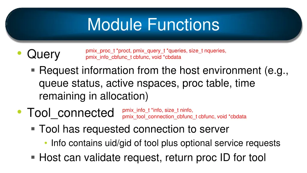 module functions 7