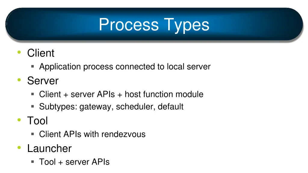 process types