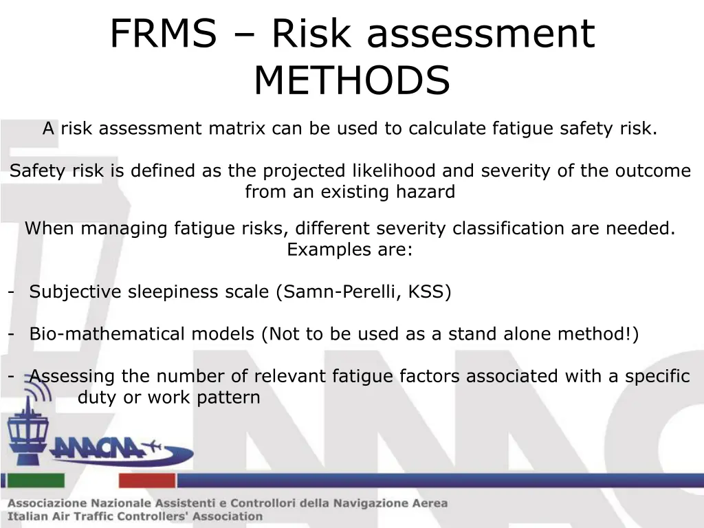 frms risk assessment methods 2