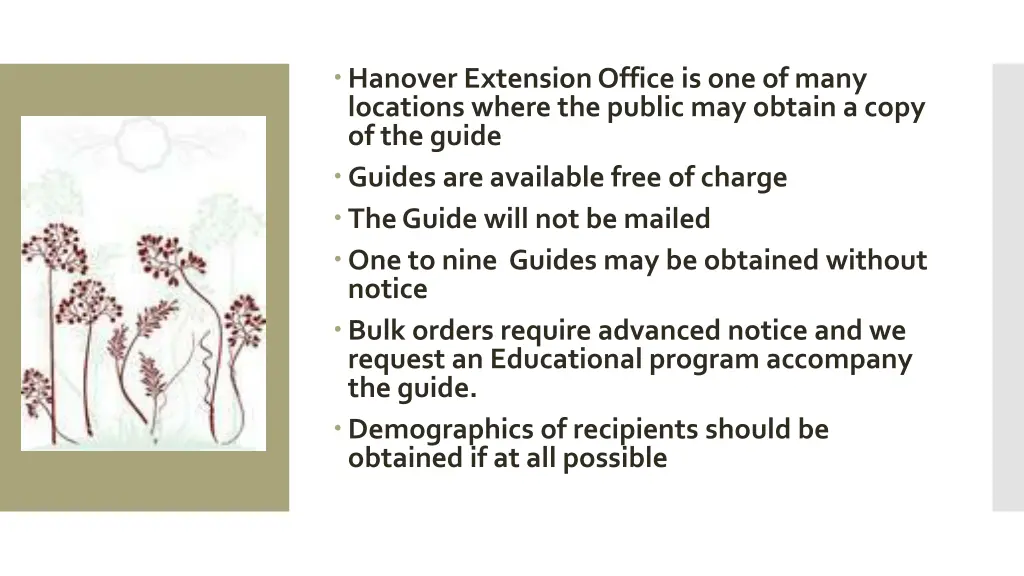 hanover extension office is one of many locations