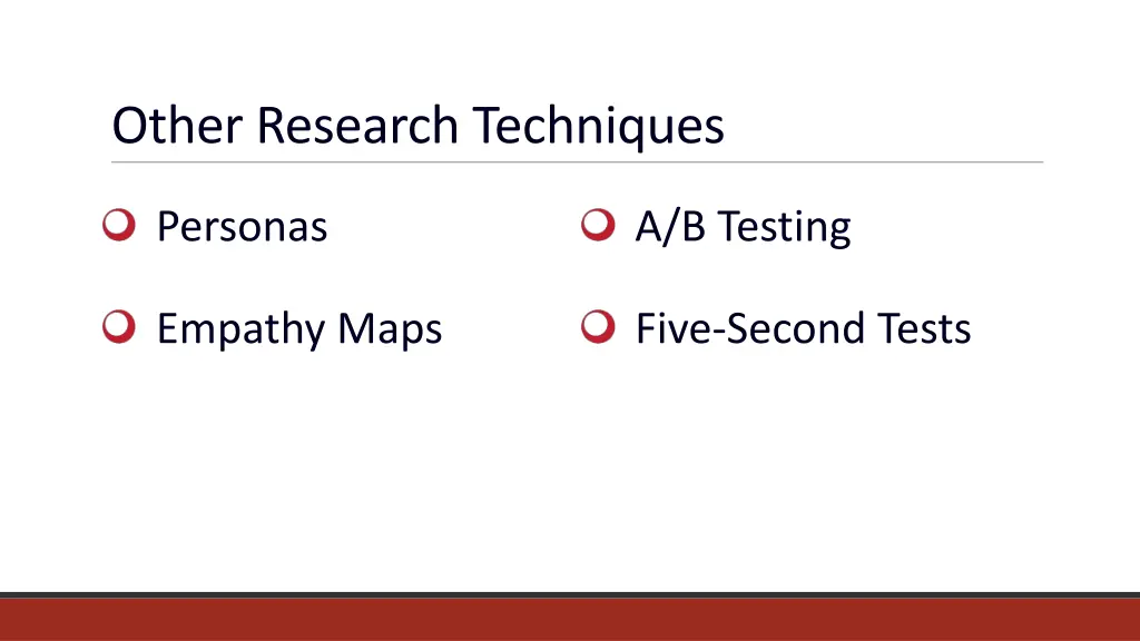 other research techniques