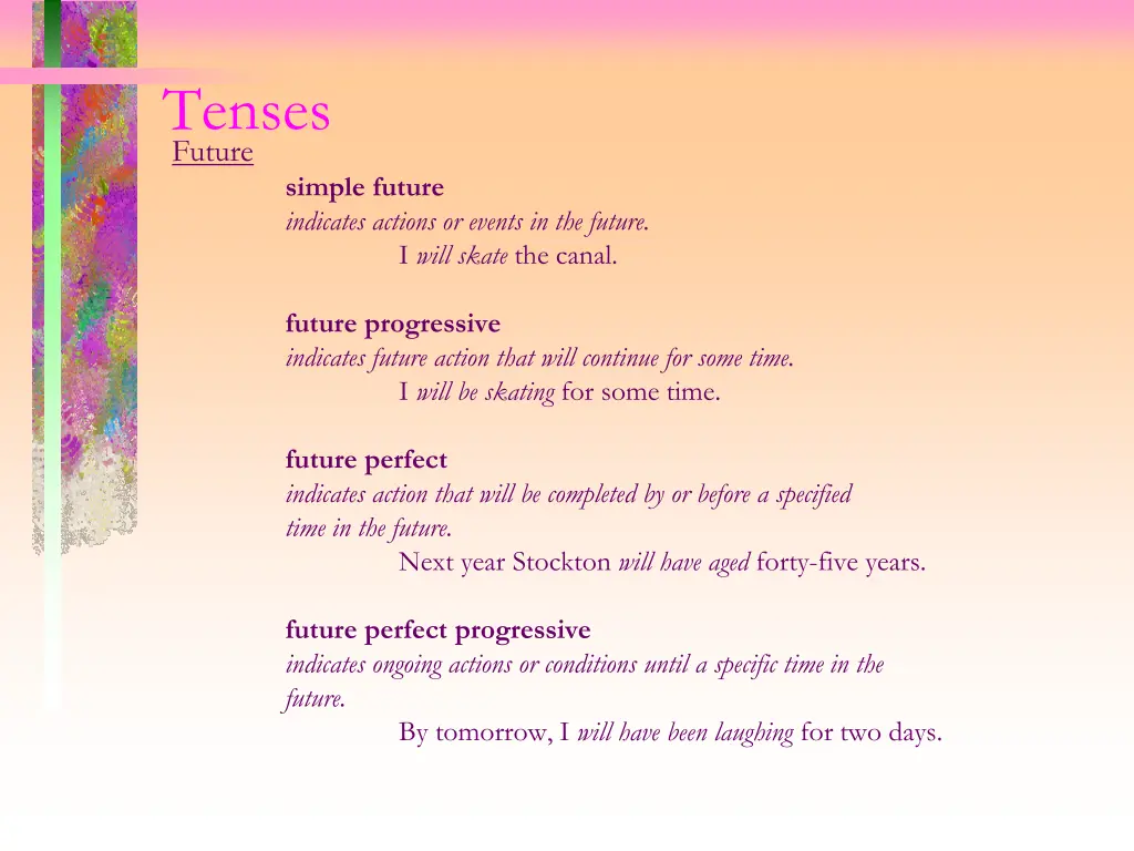 tenses future