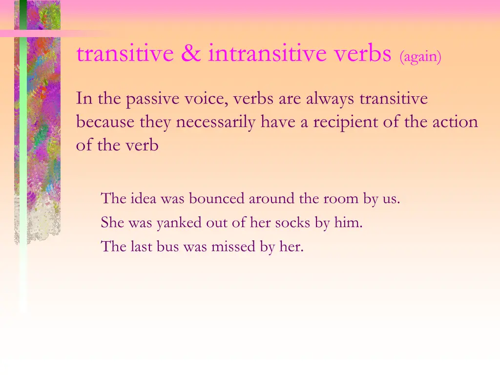 transitive intransitive verbs again 1