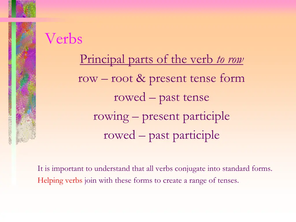 verbs 1