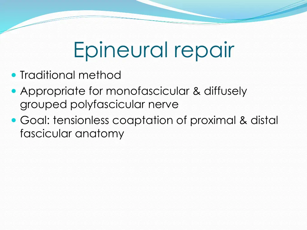 epineural repair