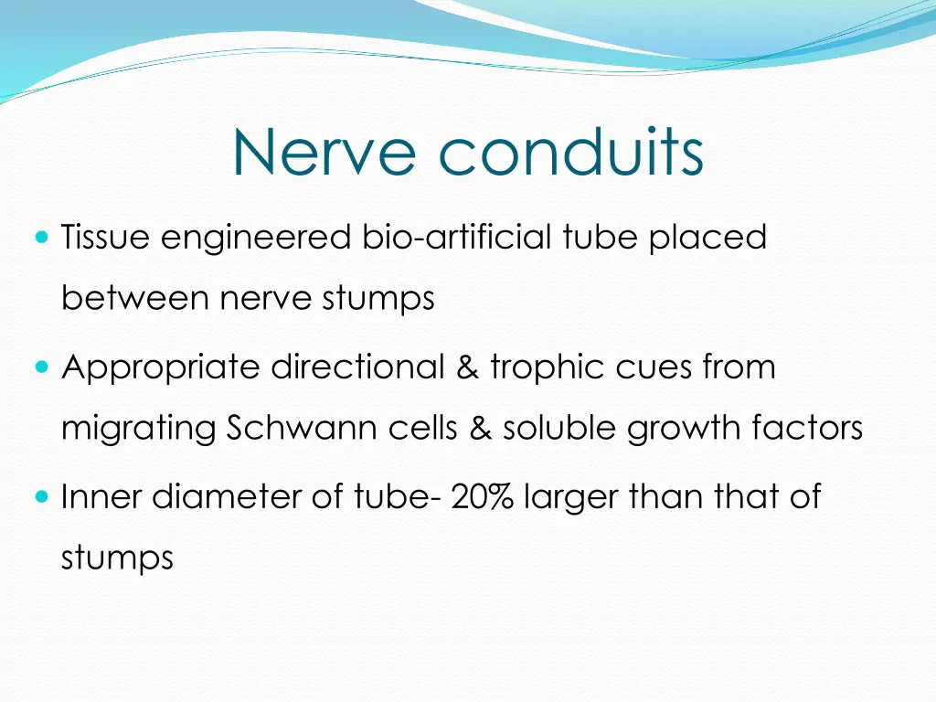 nerve conduits