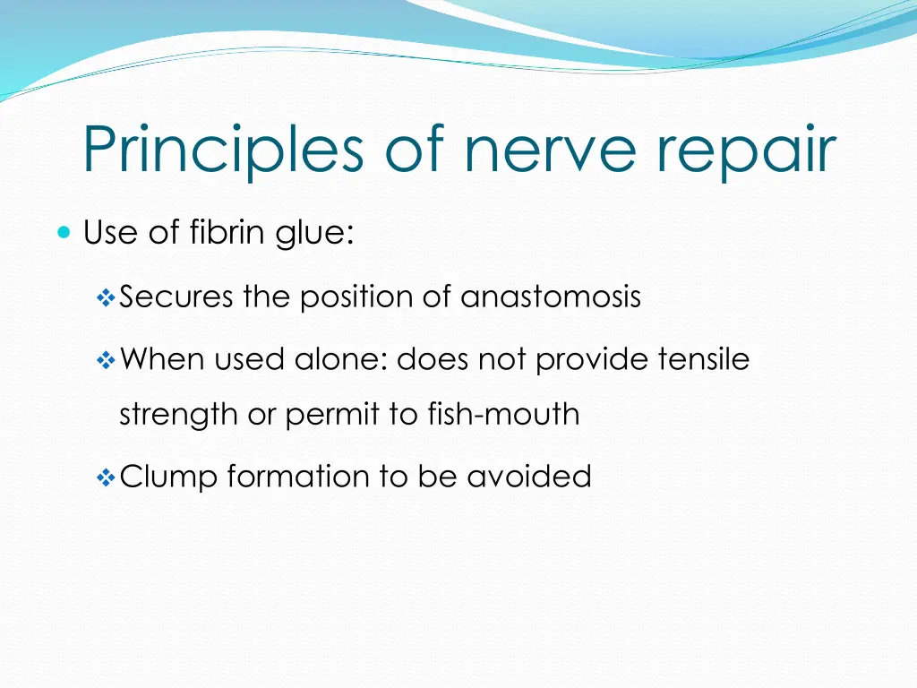 principles of nerve repair 4