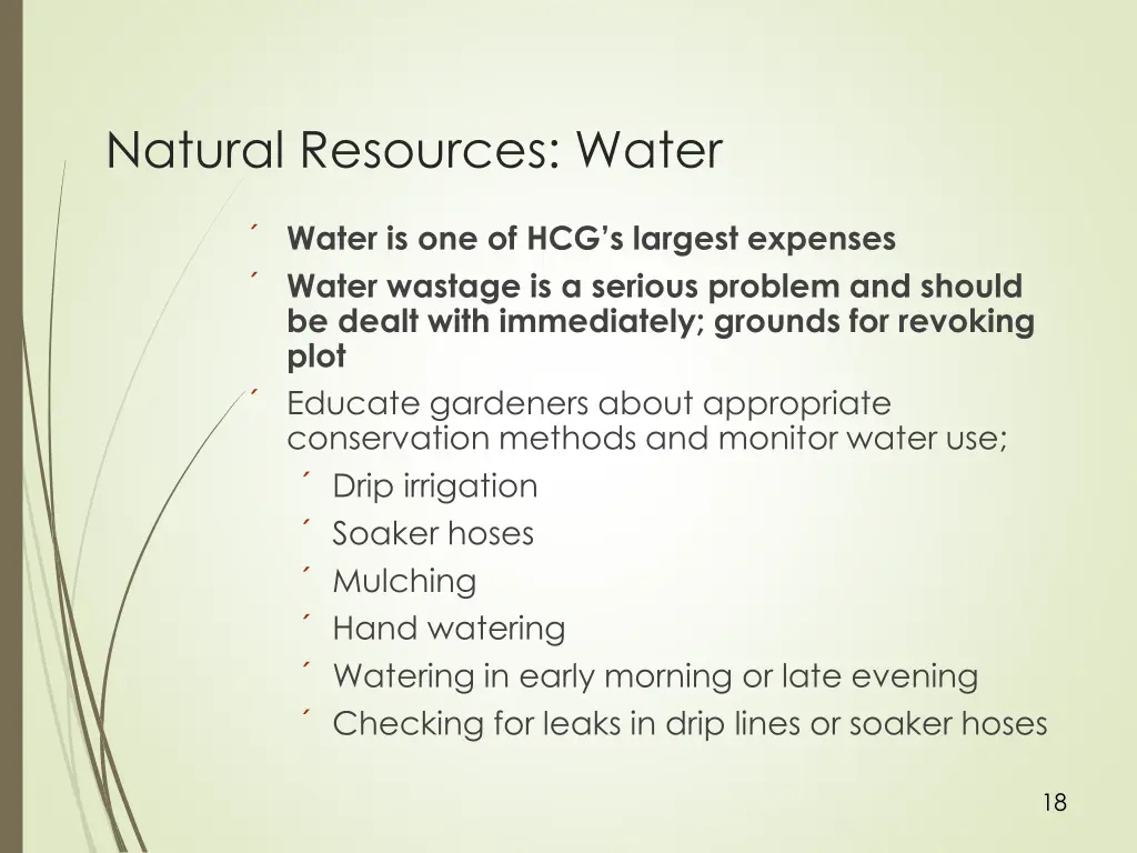 natural resources water