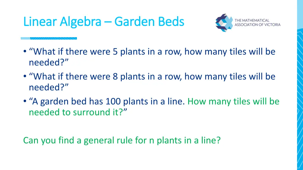 linear algebra linear algebra garden beds 1