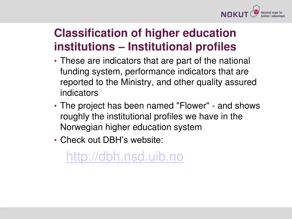 classification of higher education institutions 2