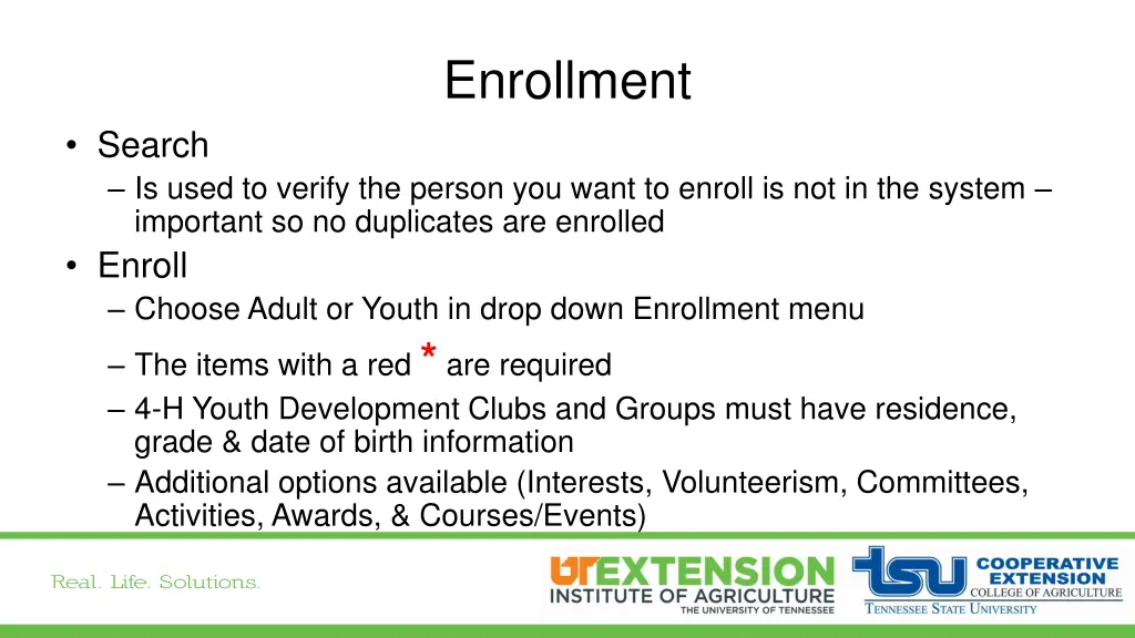 enrollment 1