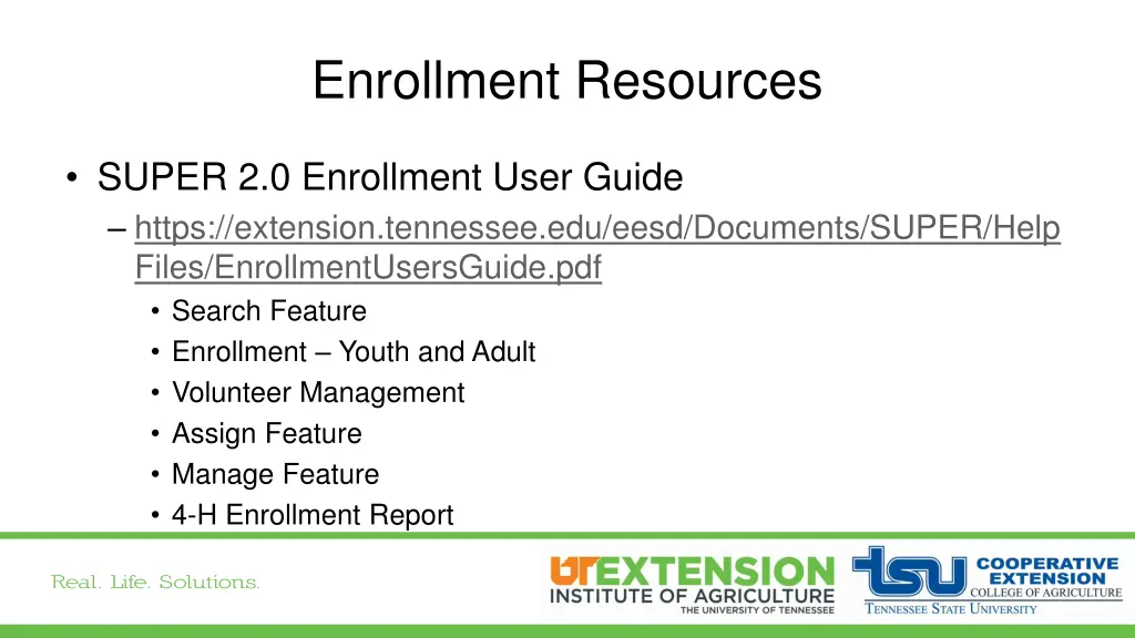 enrollment resources 1