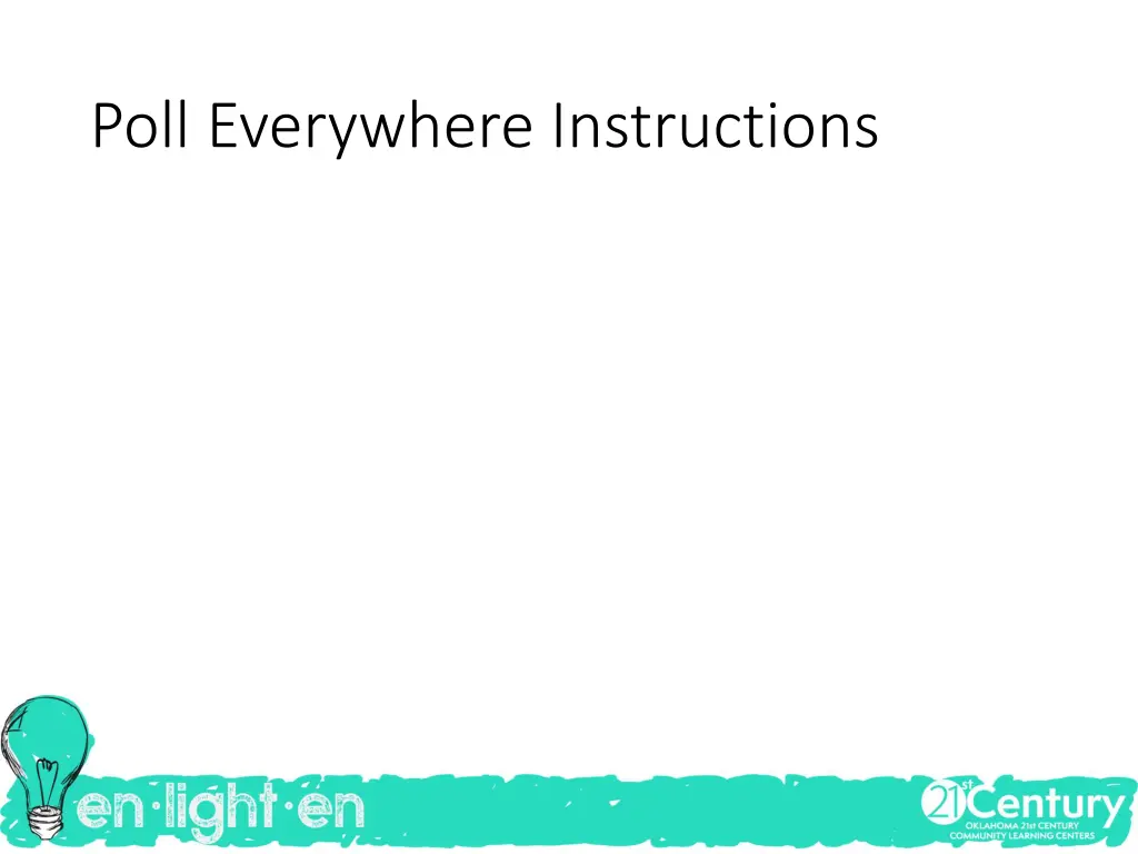 poll everywhere instructions