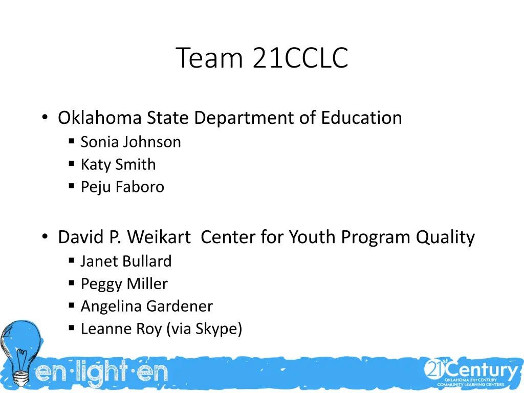 team 21cclc