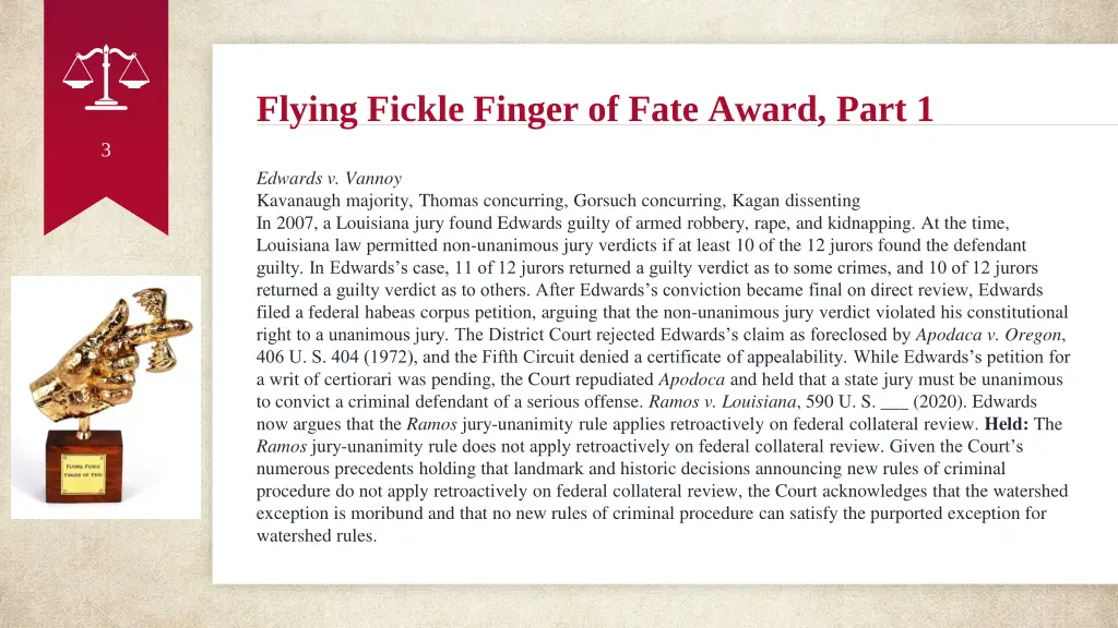 flying fickle finger of fate award part 1