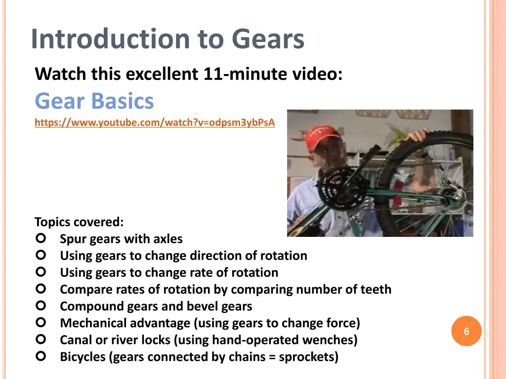 introduction to gears