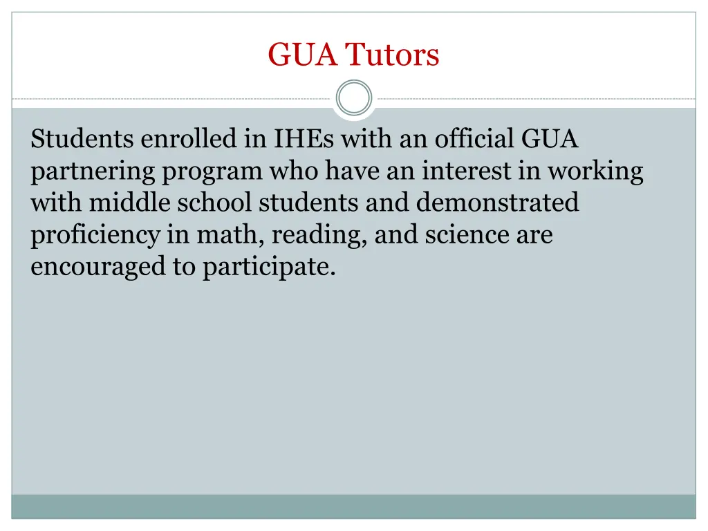 gua tutors