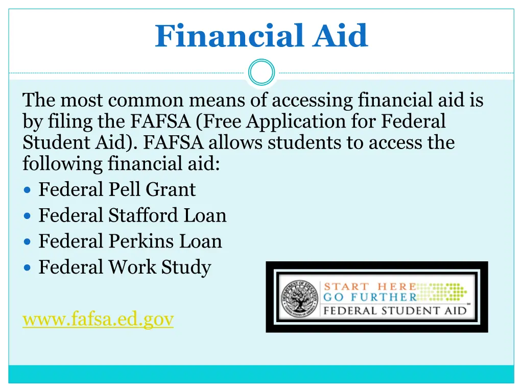 financial aid