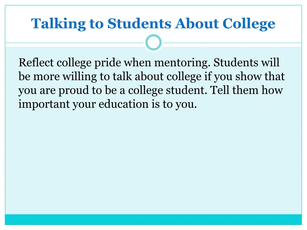 talking to students about college 3