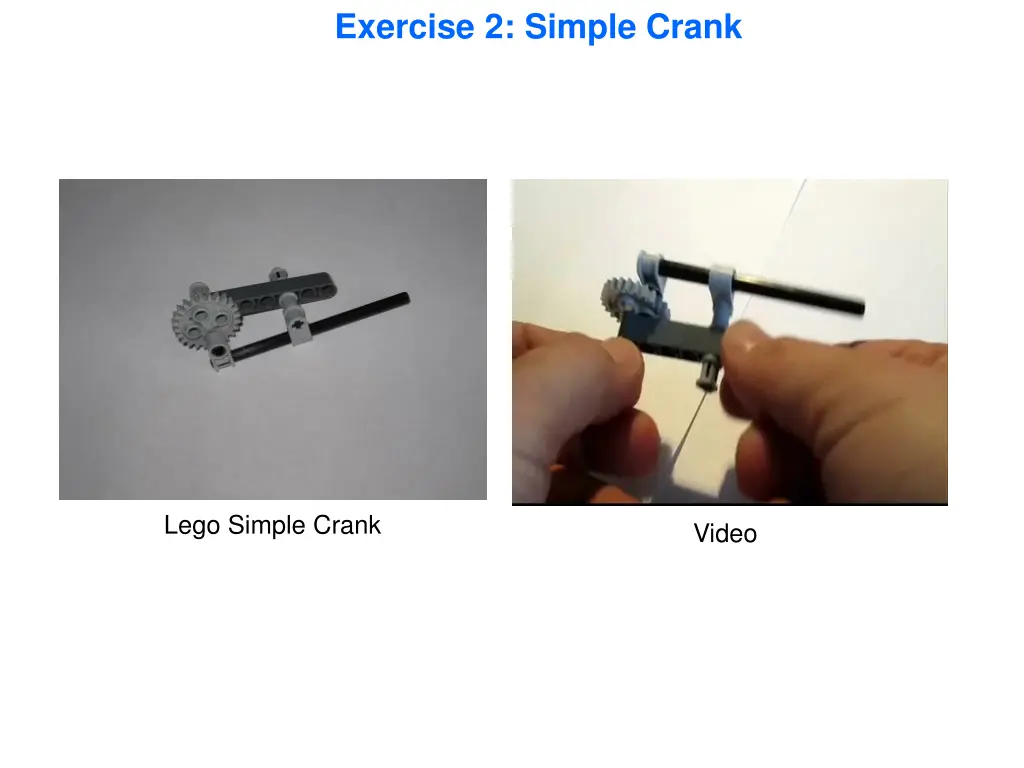 exercise 2 simple crank