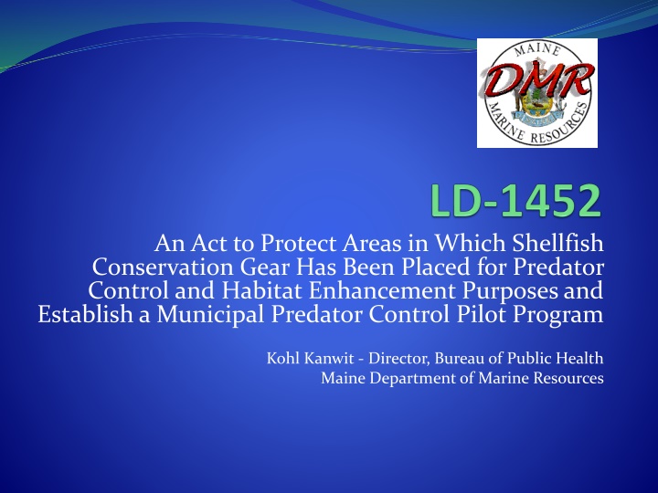 an act to protect areas in which shellfish