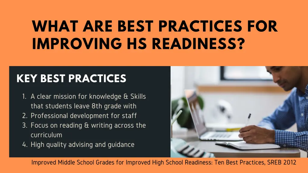 what are best practices for improving hs readiness