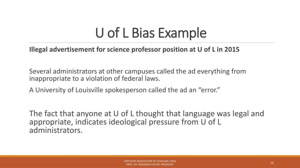 u of l bias example u of l bias example 1