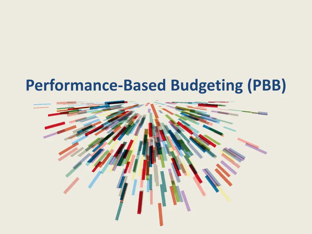 performance based budgeting pbb