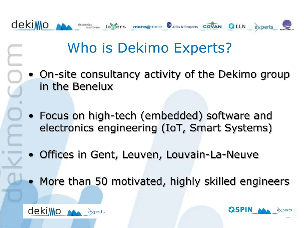 who is dekimo experts