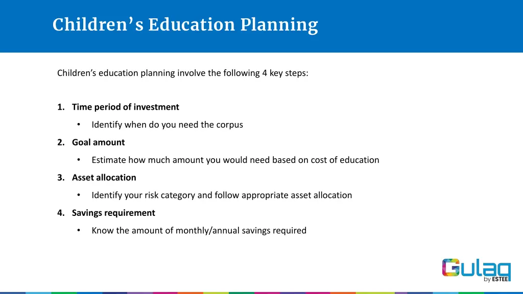 children s education planning