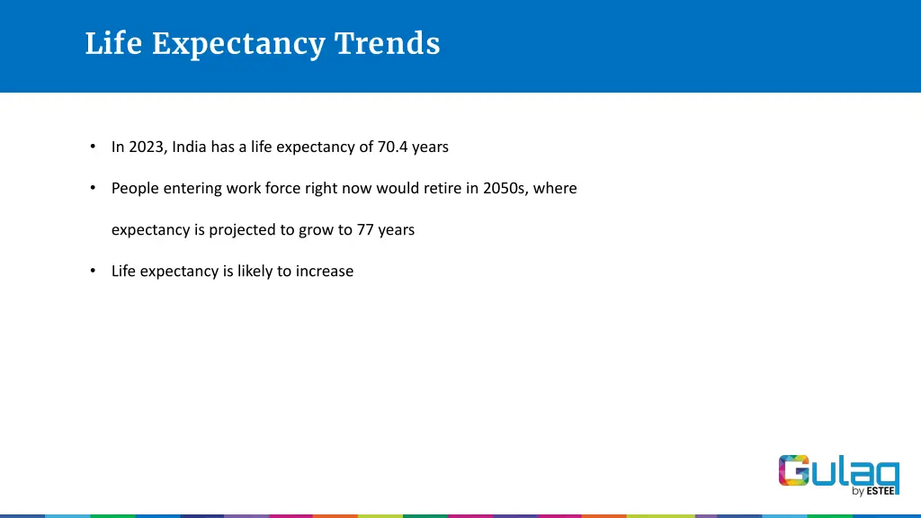 life expectancy trends