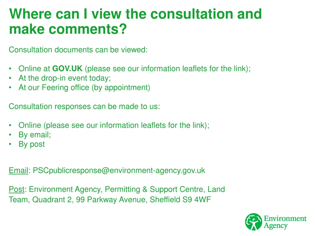 where can i view the consultation and make