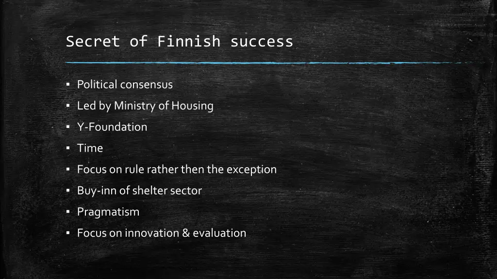 secret of finnish success