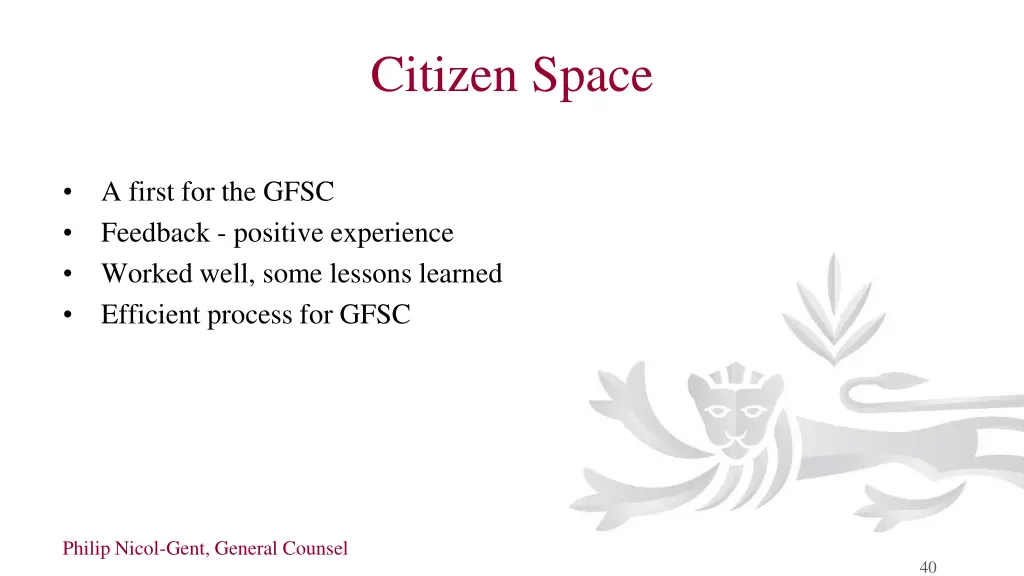 citizen space