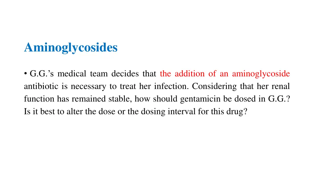 aminoglycosides