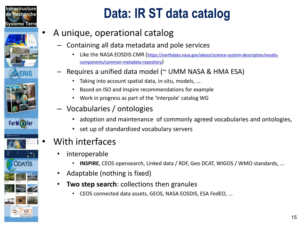 data ir st data catalog