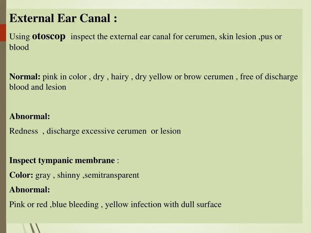 external ear canal