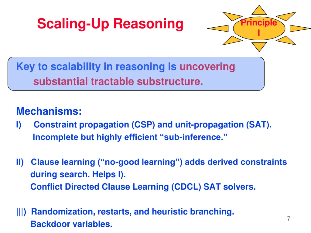 scaling up reasoning