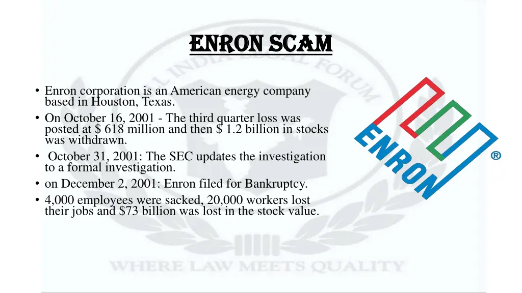 enron scam enron scam